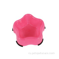 Candy Color Water and Food Plastic Dog Bowl